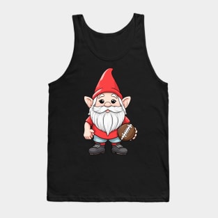 Touchdown Gnome - A Thanksgiving Treat for Football and Gnome Lovers Tank Top